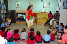UPR Bayamón lleva a cabo una lectura para niños. (Suministrda)