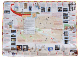 Mapa de la Ruta Betances (Ricardo Alcaraz/ Diálogo)