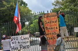 Protesta UPR-RP