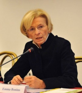 Emma Bonino, dirigente del Partido Radical, exministra de Relaciones Exteriores de Italia y excomisaria de la Comisión Europea
