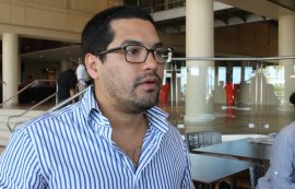 Óscar Martínez, periodista salvadoreño. (Glorimar Velázquez / Diálogo)