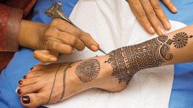 Tatuajes de henna negra. (Suministrada)