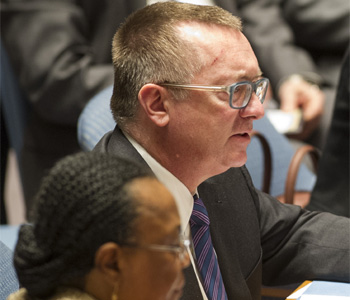 El secretario general adjunto de la ONU para Asuntos Políticos, Jeffrey Feltman. Foto: ONU/Mark Garten.