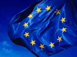 Bandera de la Unión Europea. (Suministrada)