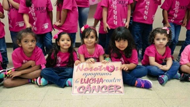 Foto de una de las actividades de UPRB para De rosa por una causa. (Suministrada)