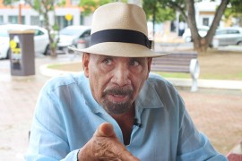 Andrés Jiménez, trovador puertorriqueño. (Bryan Báez / Diálogo)
