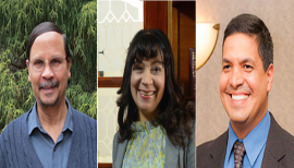 Desde la izquierda Donald Winford, Yolanda Rodríguez y Manuel Díaz, panelistas del congreso. (Suministrada)
