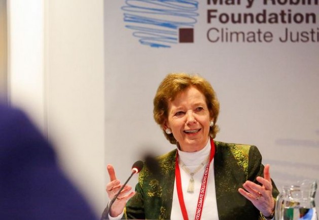 Actualmente Mary Robinson, presidenta de la Fundación Mary Robinson-Justicia Climática. Crédito: Cortesía de la autora