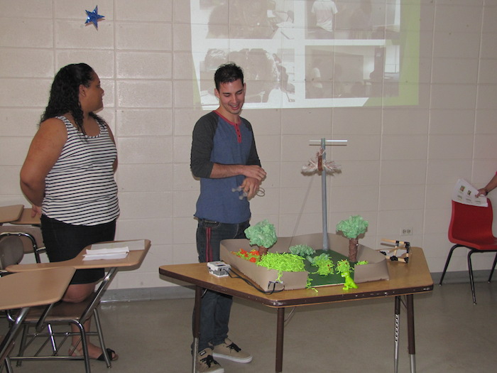 Estudiantes de la Facultad de Educación que forman parte del “Proyecto STEM educa a la iguana”. (Suministrada)