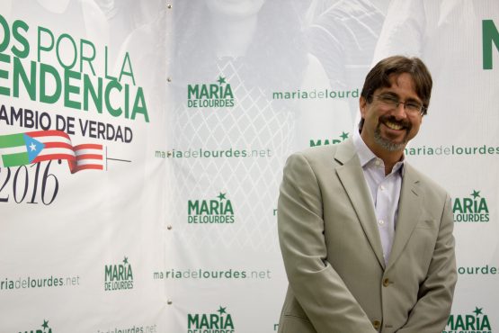 Hugo Rodríguez, candidato a la comisaría residente por el PIP.