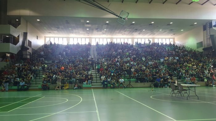 La asamblea general contó con la participación de 2,976 estudiantes, el 27% del estudiantado. (Suministrada / Lenna Garay)