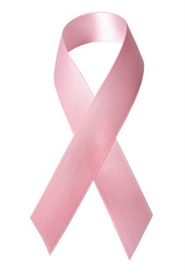 Lazo de cáncer de seno.