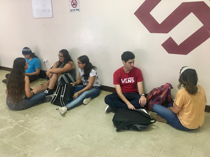 Estudiantes de la UPR en Bayamón. (Suministrada)
