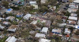 ista aérea de Fajardo, al este de Puerto Rico, unos días después del huracán María. Foto por Dennis Rivera Pichardo | Centro de Periodismo Investigativo