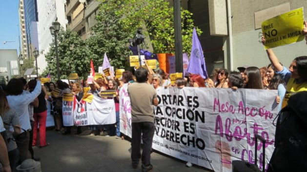 Manifestacion aborto Chile ips