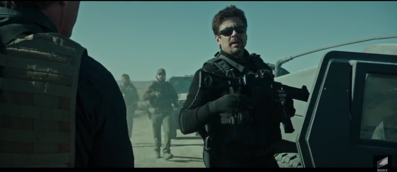 Benicio del Toro en la secuela de Sicario. (Captura de pantalla)