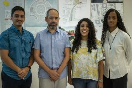 Edgardo Agosto, Dr Humberto Caballin, Nelmaris Camacho y Jackeline Rosario