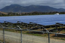 Parque de energía solar, AES Ilumina, en Guayama/4 de marzo 2013